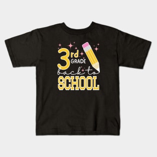 Third Grade Back to School Design Kids T-Shirt